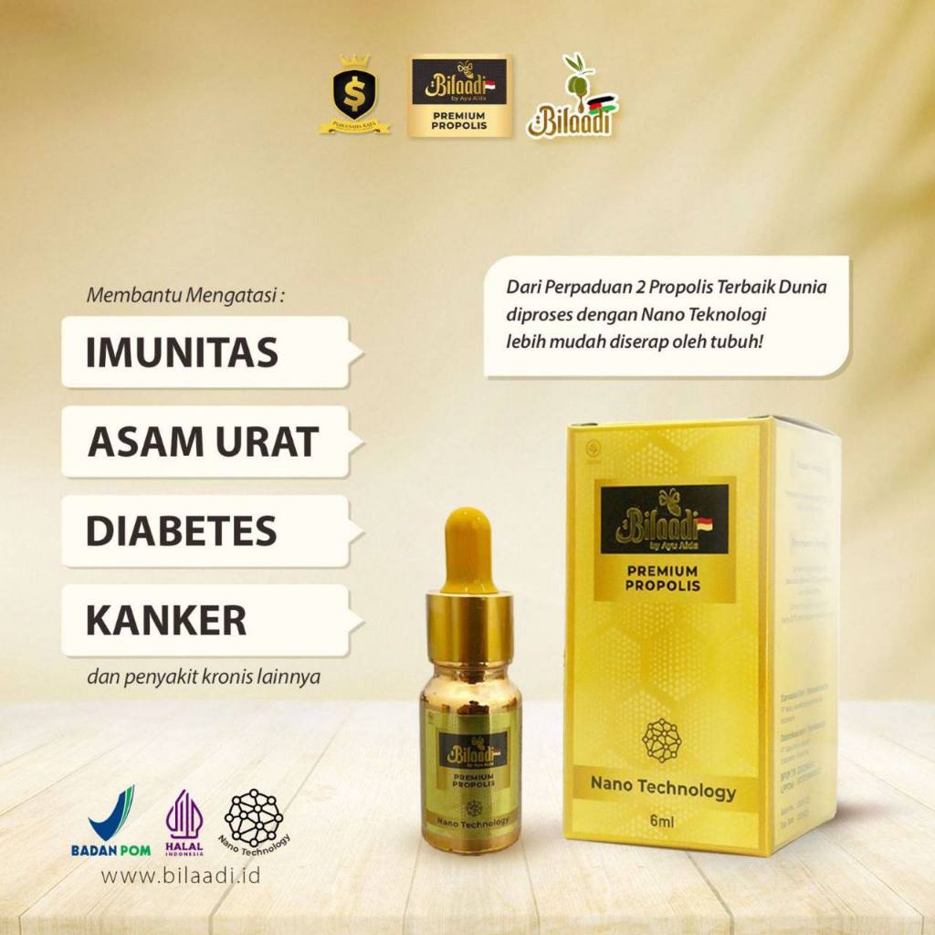 

Bilaadi Premium Propolis Nano Technology by Ayu Aida