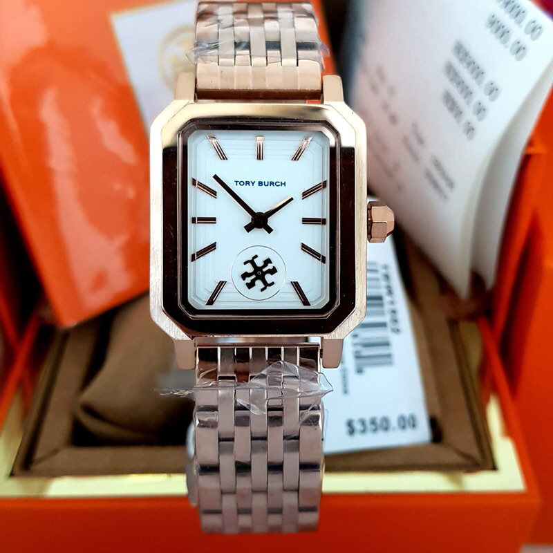 Jam Tangan Tory Burch TBW-1502 28mm Stainless Steel Original Bm Free Box