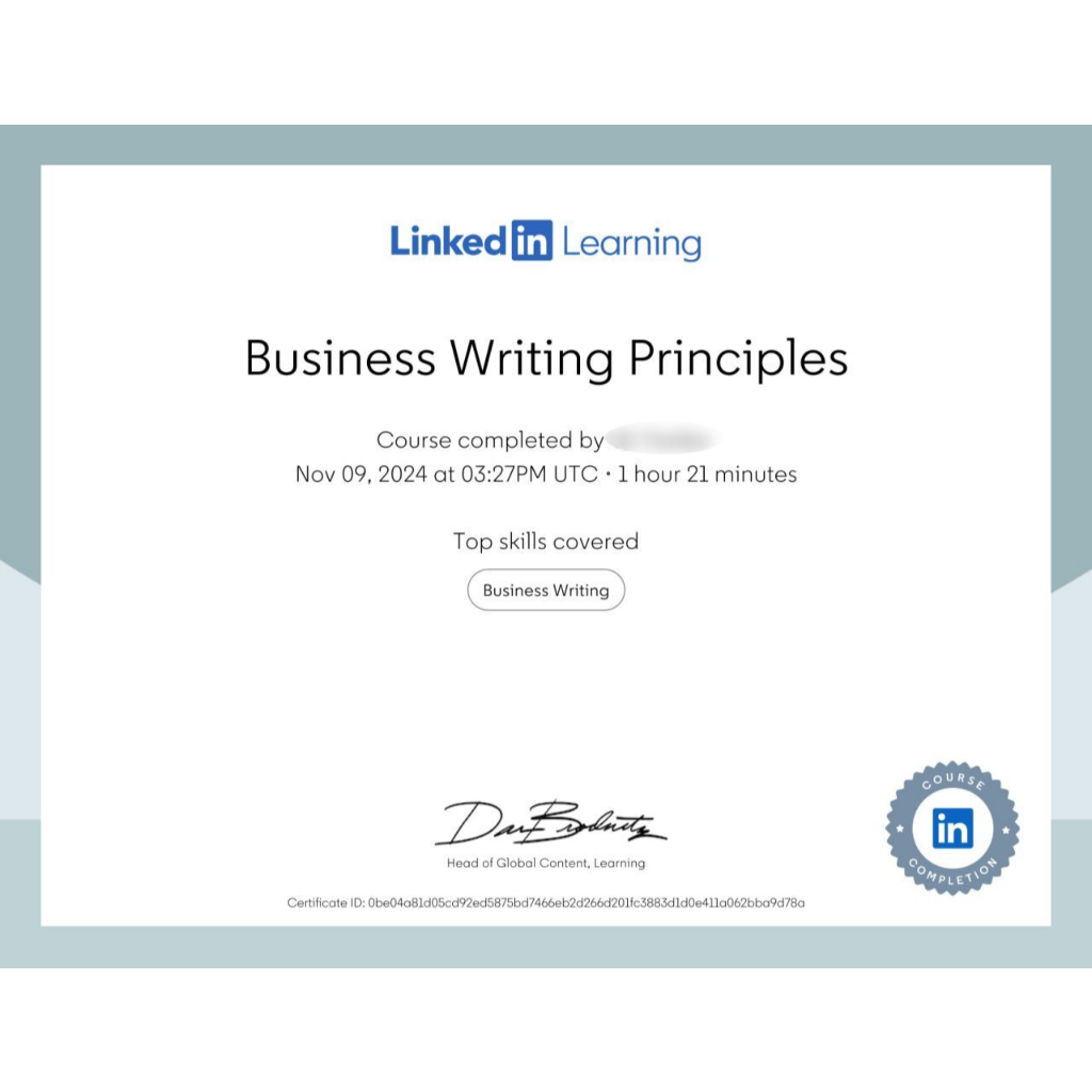 LinkedIn Sertifikat Bisa Request | LinkedIn