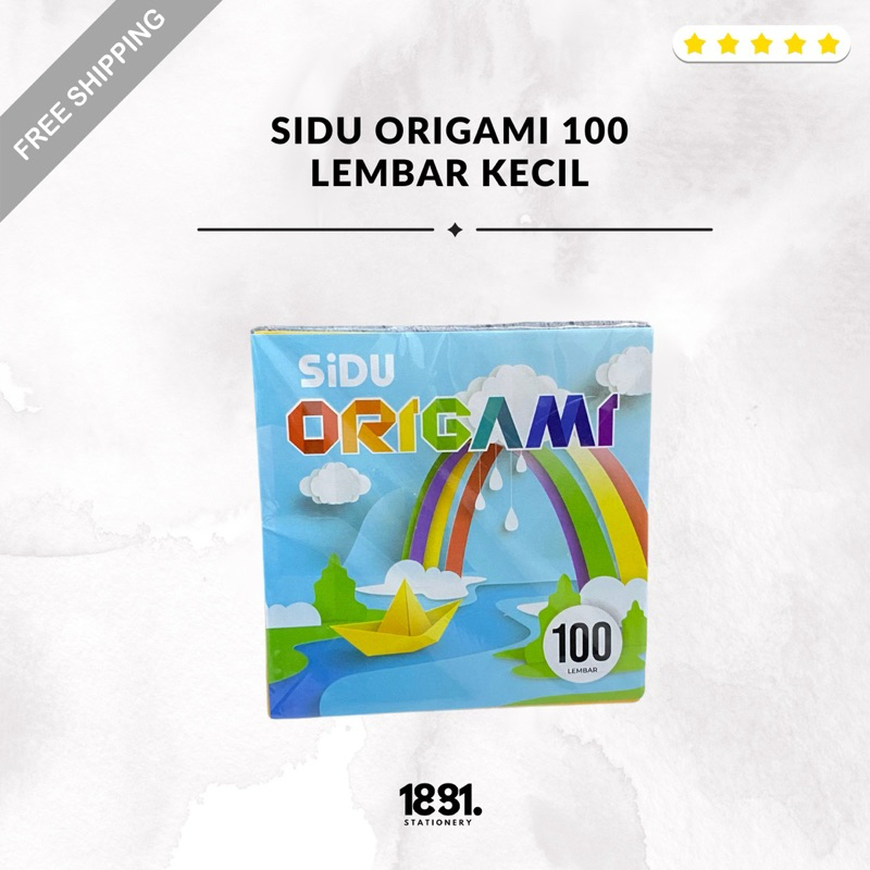 

Origami Sidu Kecil 100 Lembar (10 warna) | Kertas Origami Sidu Kecil