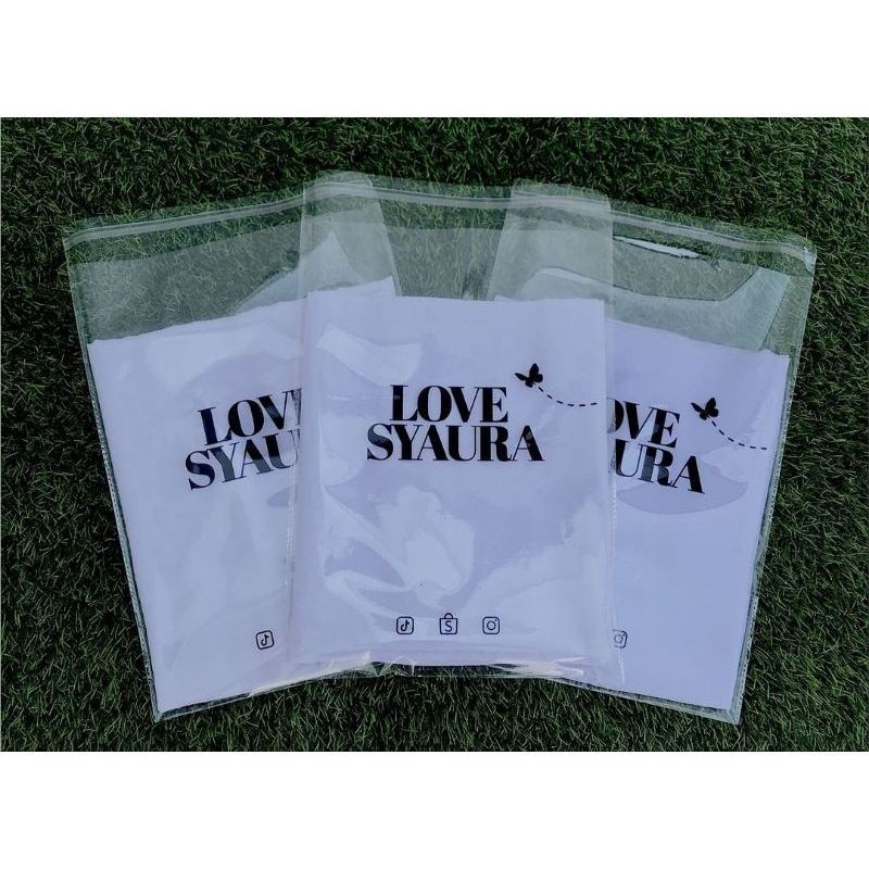 

sablon plastik murah 1 hari jadi OPP 23x35 transparan/bening