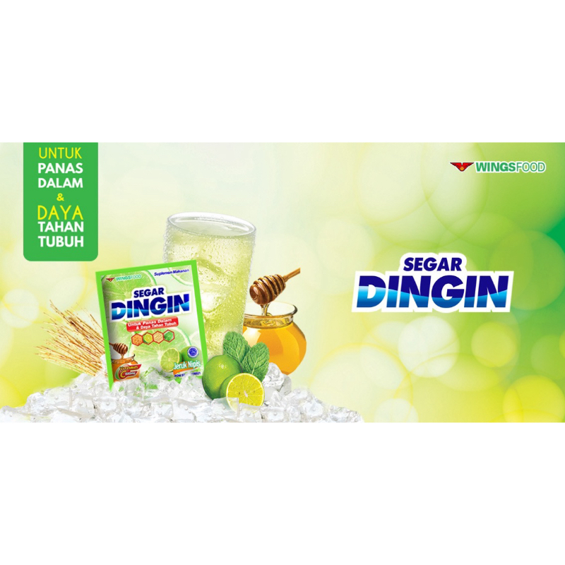 

Segar Dingin Jeruk Nipis Sachet 7g (1 renceng 12 sachet)