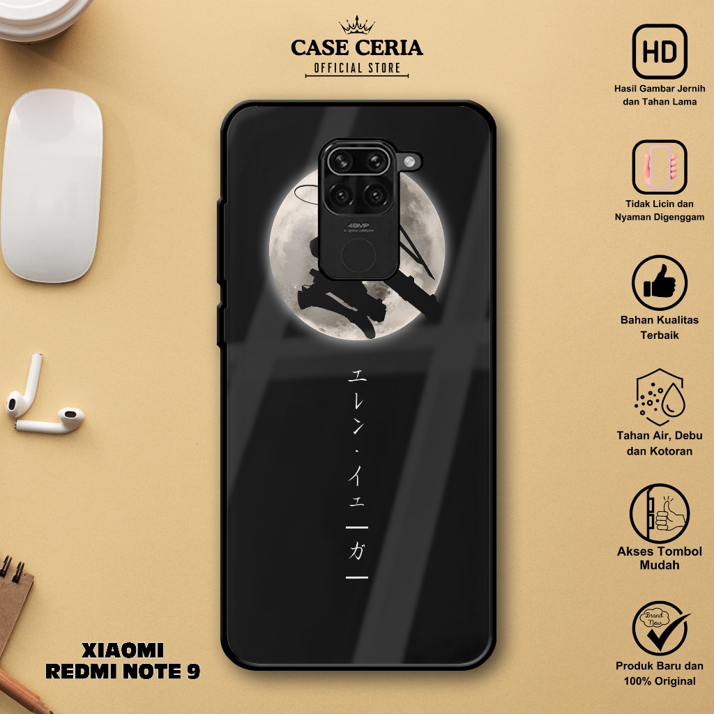 Case Xiaomi Redmi Note 9 - Casing Xiaomi Redmi Note 9 Anime AOT - Silikon Case – Kesing HP RedNot 9