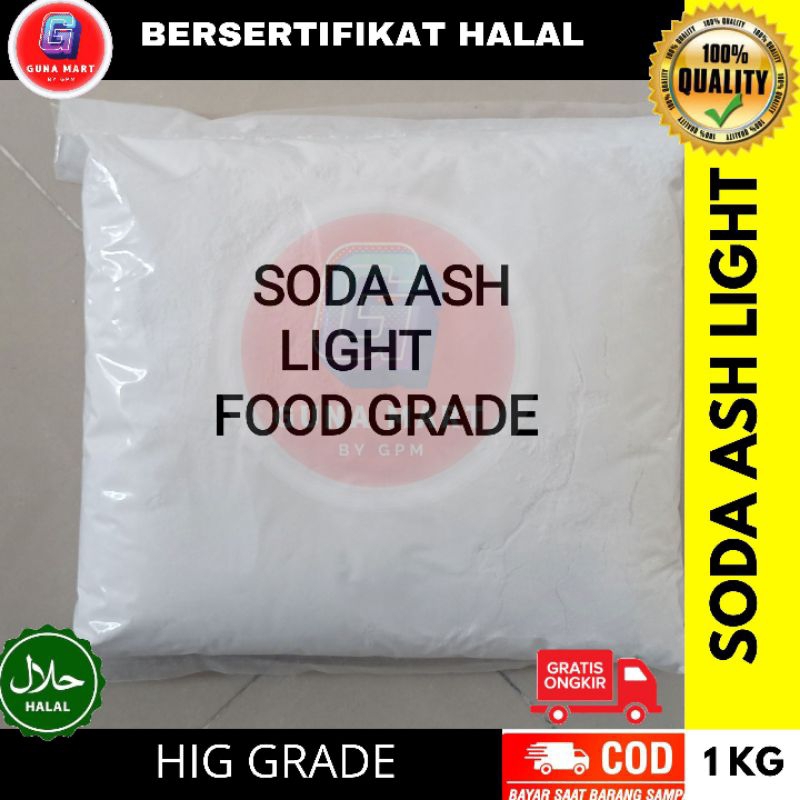 

Soda Ash Light Food Grade 1kg / Air Abu / Soda Abu / Sodium Carbonate