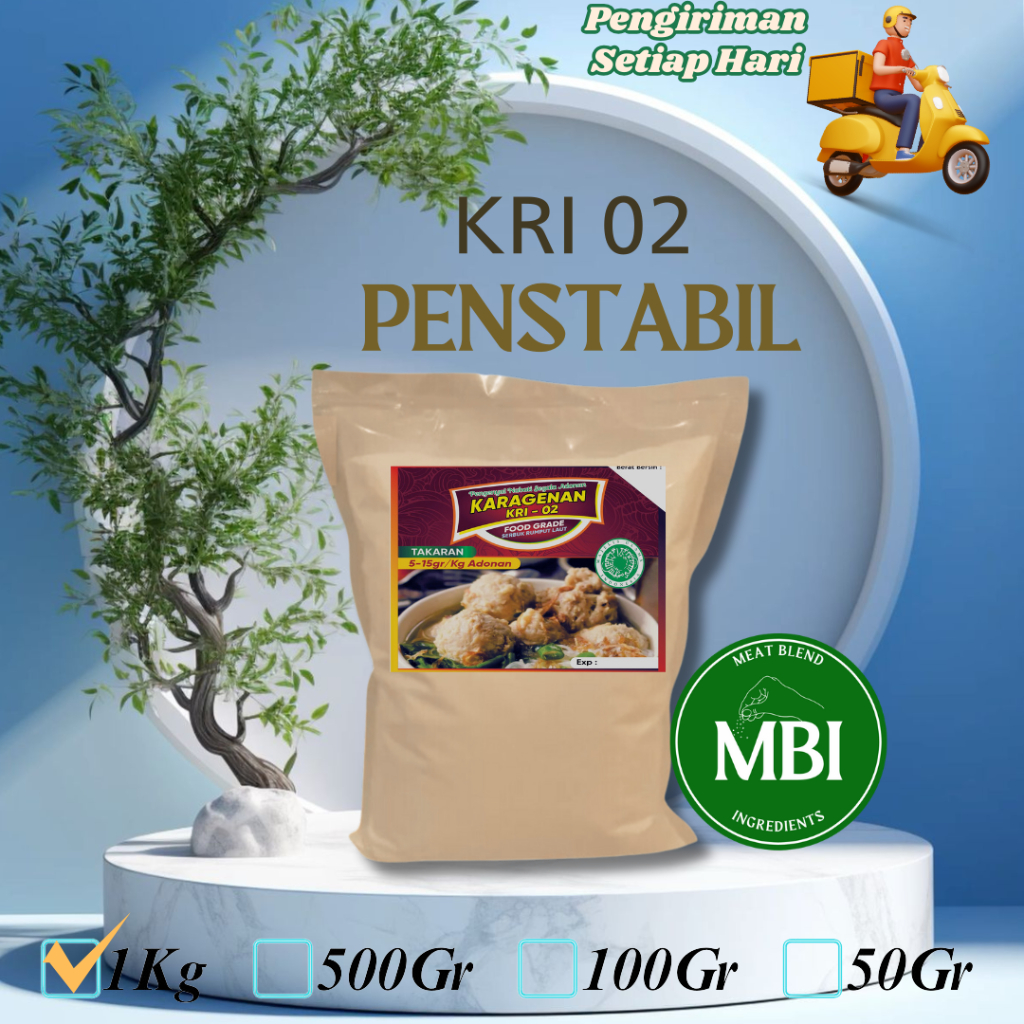 

Karagenan KRI-02 | Karagenan Berkualitas Tertinggi - Pengenyal Rumput Laut (1Kg)