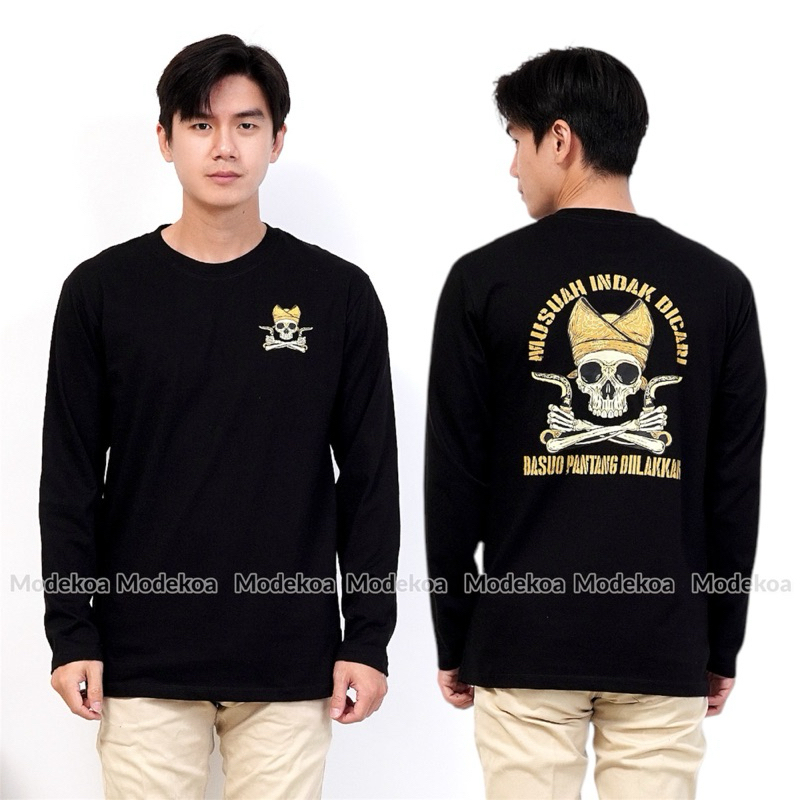 SEMARAK JBL - Kaos Distro Minang Brand Modekoa Kaos Padang Kerambit premium MUSUAH INDAK DICARI BASU