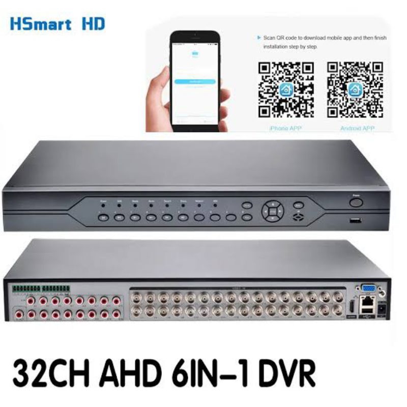 NEW DVR 32 CHANNEL 32CH up to 8MP XMEYE 5IN1 MURAH