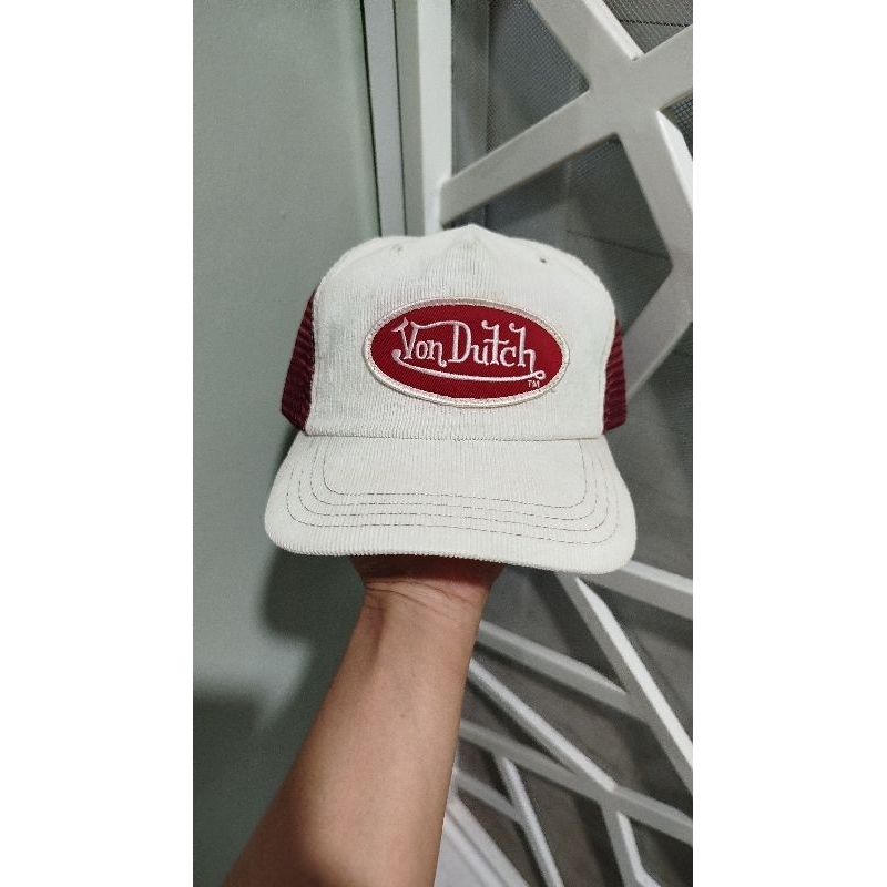 Topi Von Dutch Corduroy USA Second Original