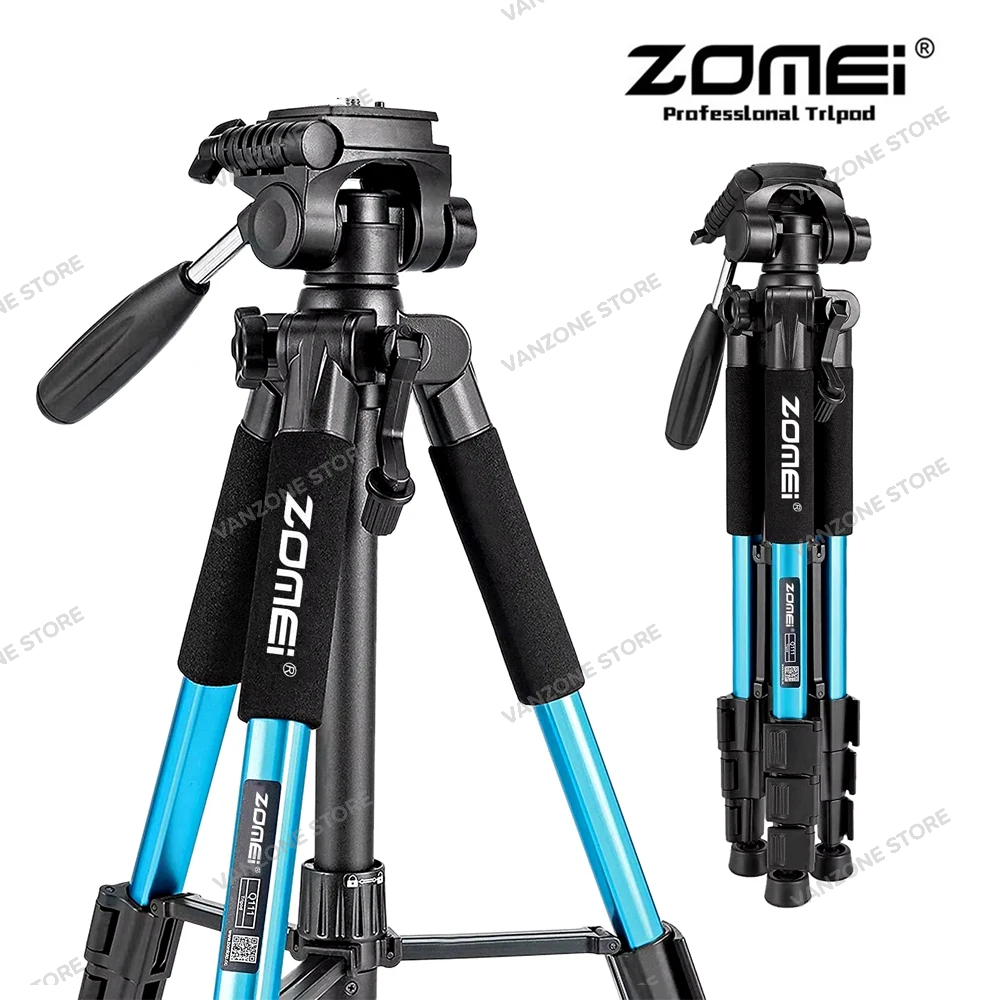 ZOMEI Q111 Tripod Professional Portable Camera &Pan Head SLR DSLR 1.4M Portable Travel (Original)