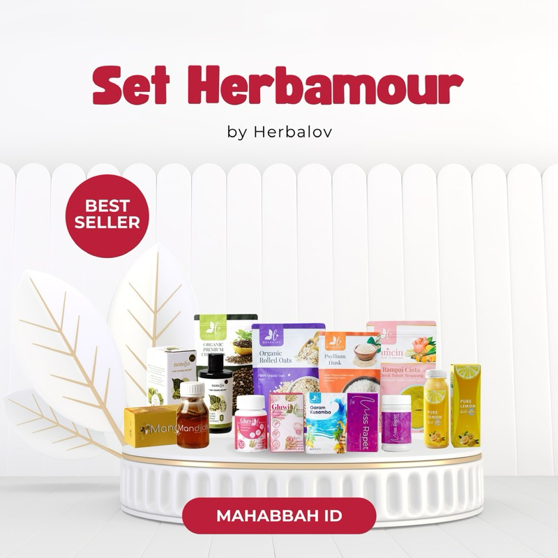 Paket Diet Bahagia Herbalov | Program Menurunkan berat | Pola Hidup sehat | Booster Diet - Penurun B