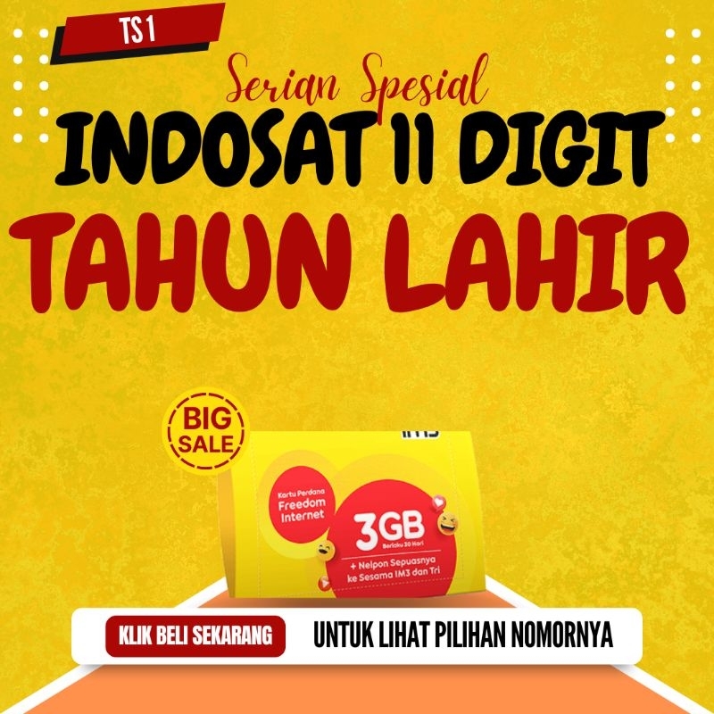 Nomer Cantik Indosat 11 Digit Serian 9999 11 Digit Kode TS1 No Cantik Indosat Im3 Oredoo Kartu Perda