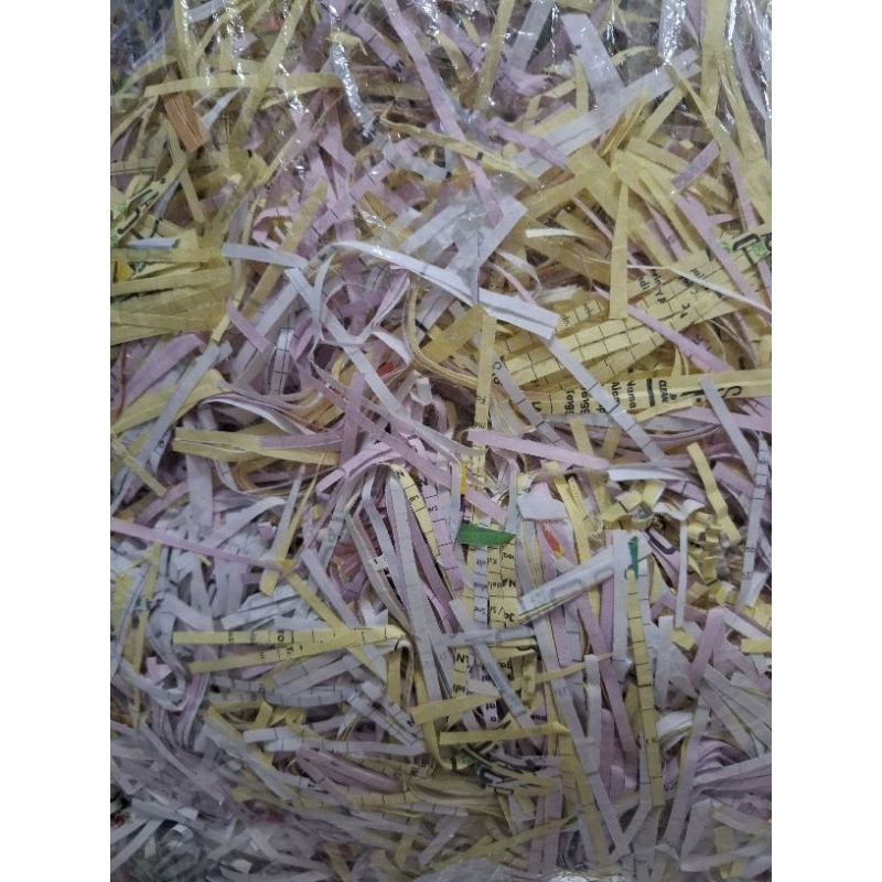 kertas cacah dari kertas bekas shredded paper