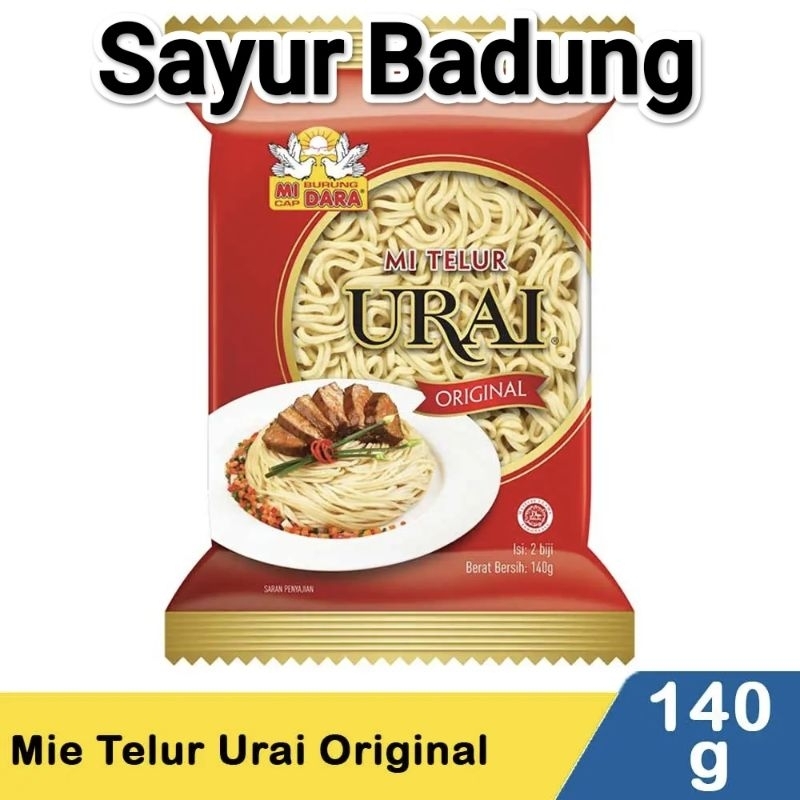 

Mie urai merah 140gr _ Sayur badung