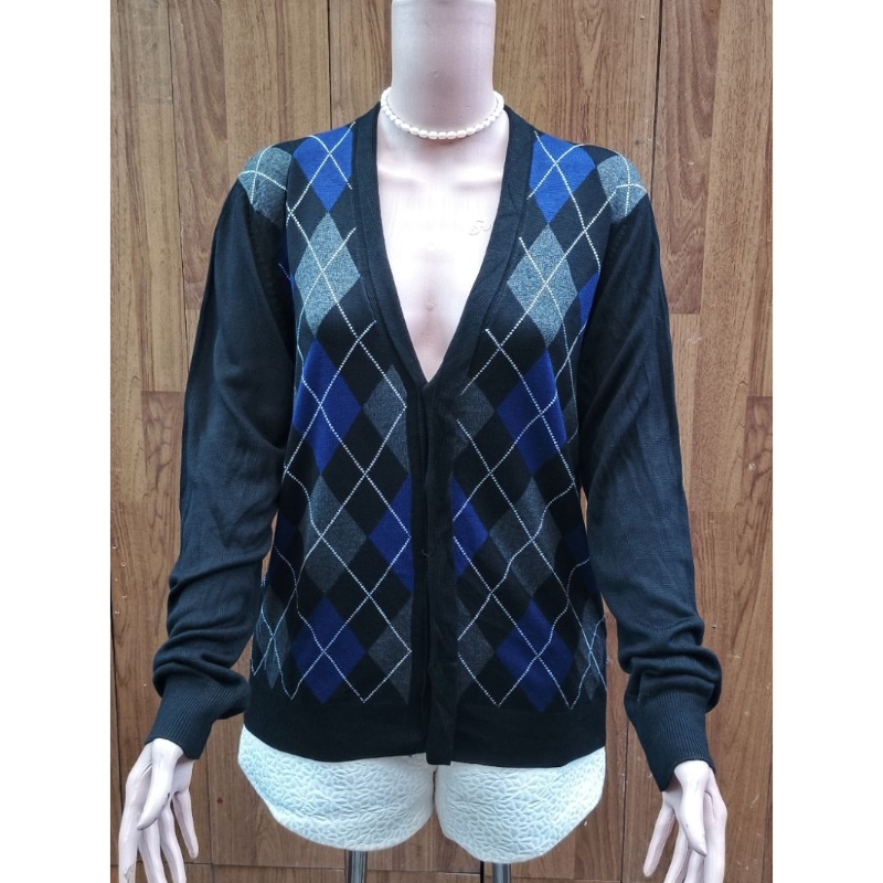 cardigan motif ketupat