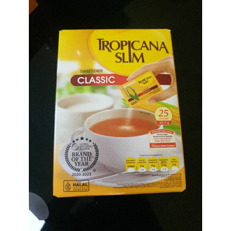 

Tropicana slim classic isi 25 sachet