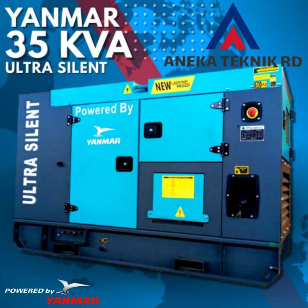 Genset 35KVA Yanmar Diesel - Ultra Silent
