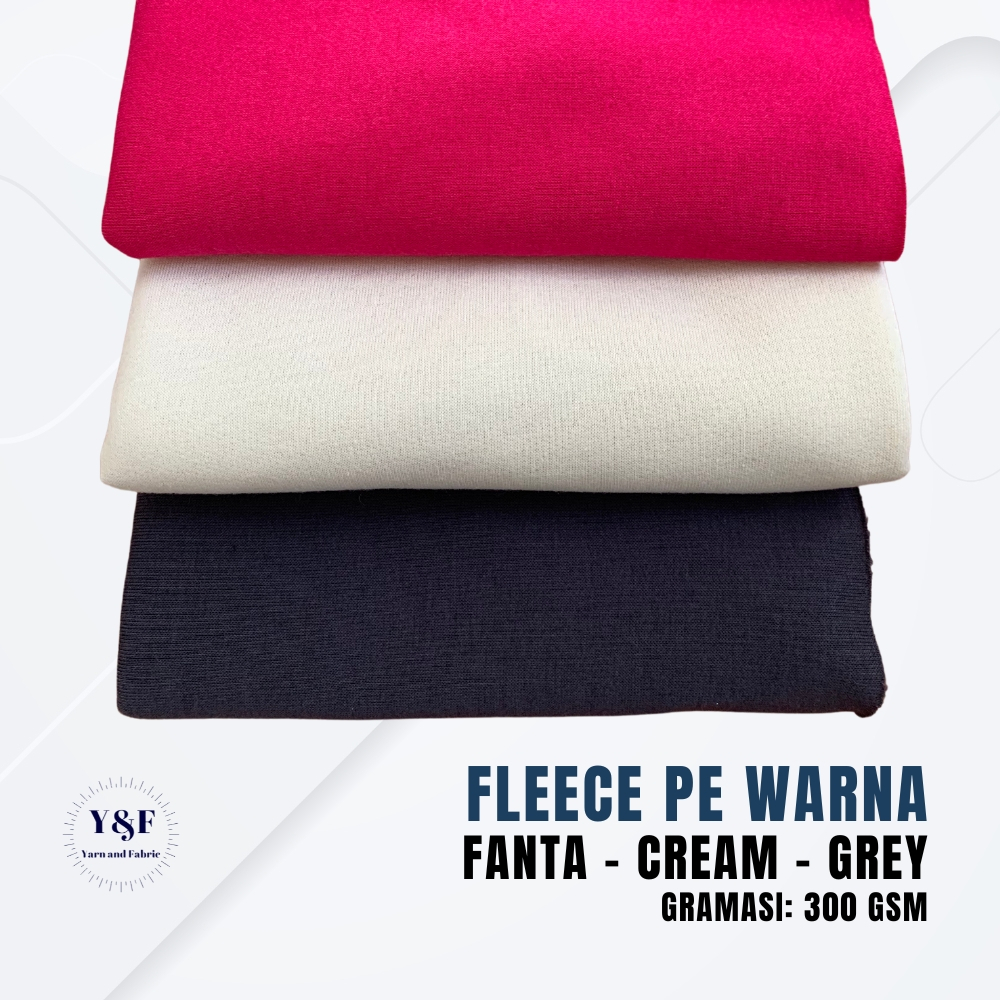 Kain PE Fleece Warna Kiloan