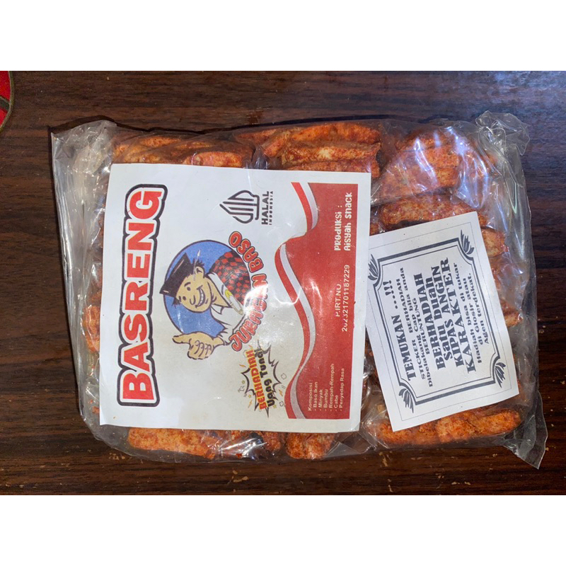 

Basreng Pedas 230gram