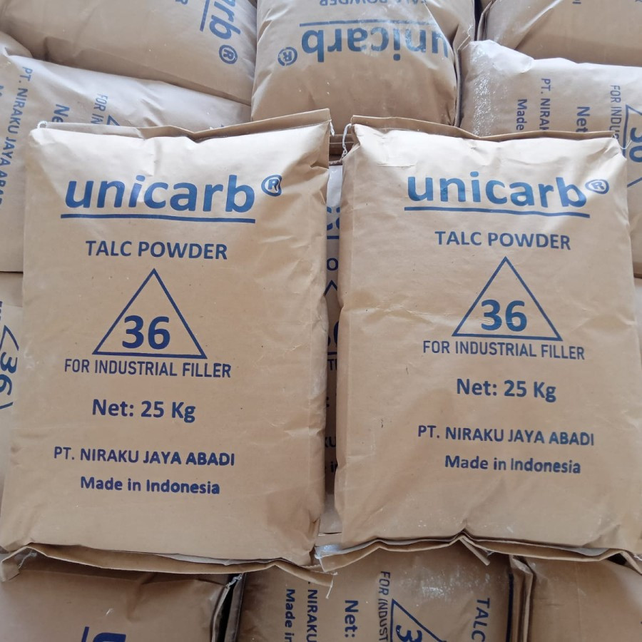 Talc UNICARB (25Kg/sak) Substitusi talc liaoning dan talc haichen