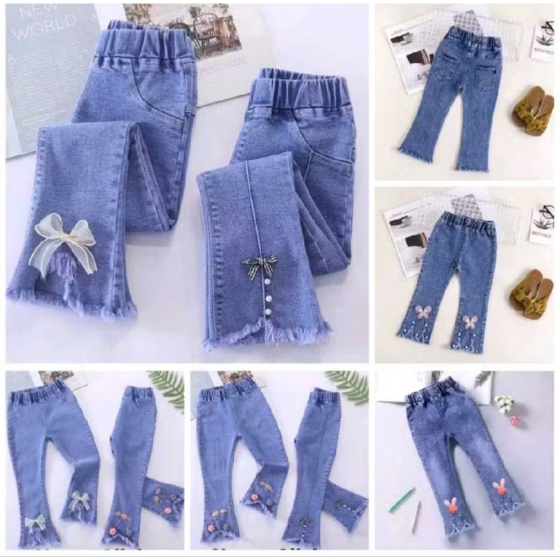 ( 5 -10TAHUN )jeans anak cewek levis mutiara/ rawis anak perempuan