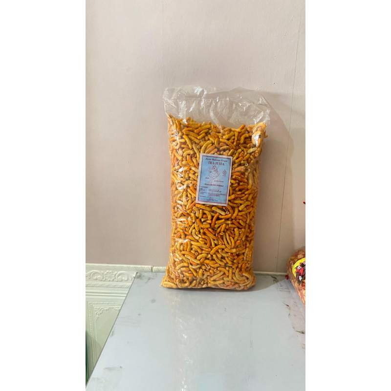 

kerupuk Makaroni pipa besar pedas manis 1kg dan 1 Bal (2,5kg)