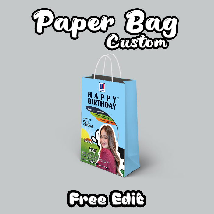 

Paper Bag Ulang Tahun Custom dengan Nama dan Foto yang Dapat Diganti