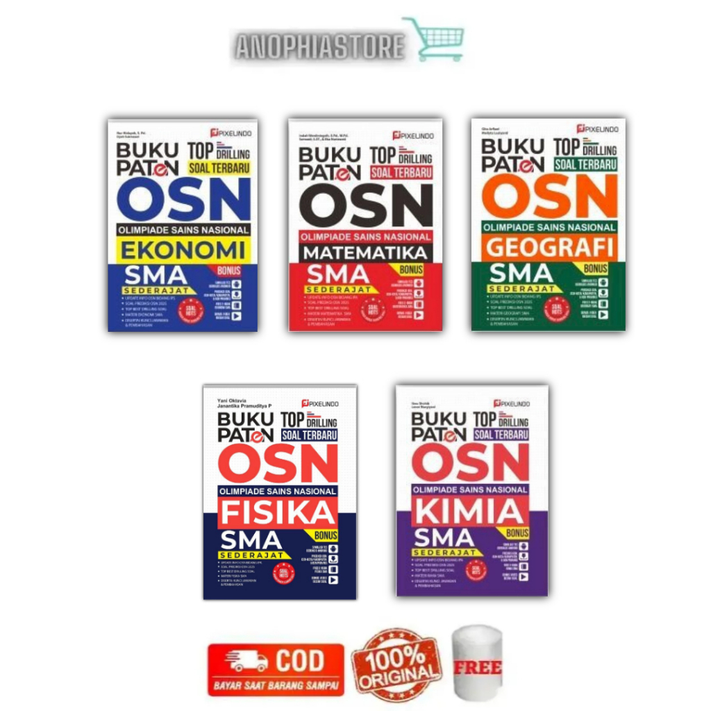 Buku Paten OSN SMA KIMIA MATEMATIKA FISIKA EKONOMI GEOGRAFI