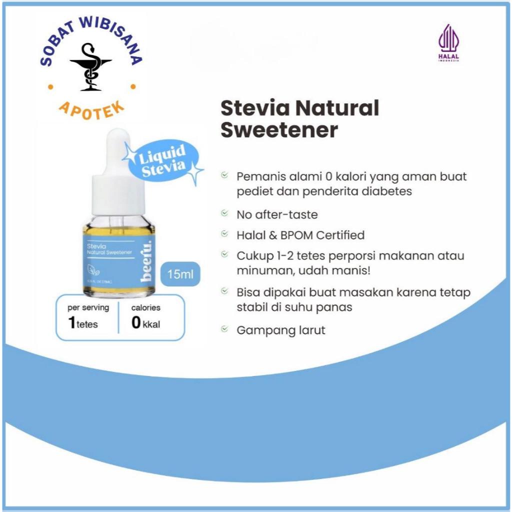 

BEERU STEVIA NATURAL SWEETENER GULA TETES ALAMI 15ML ATAU 5 ML