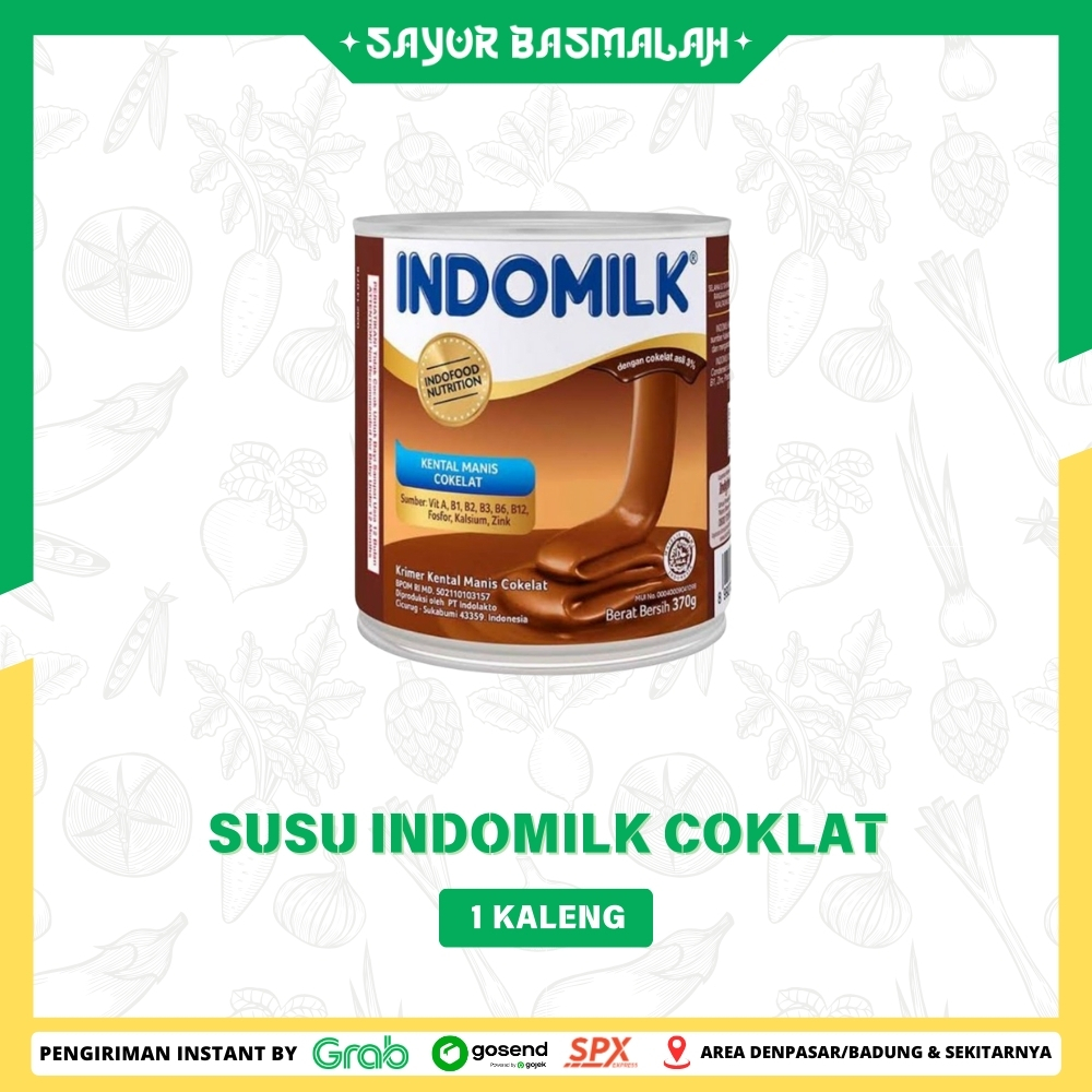 

Susu Indomilk Coklat 1 Kaleng - Sayur Basmalah