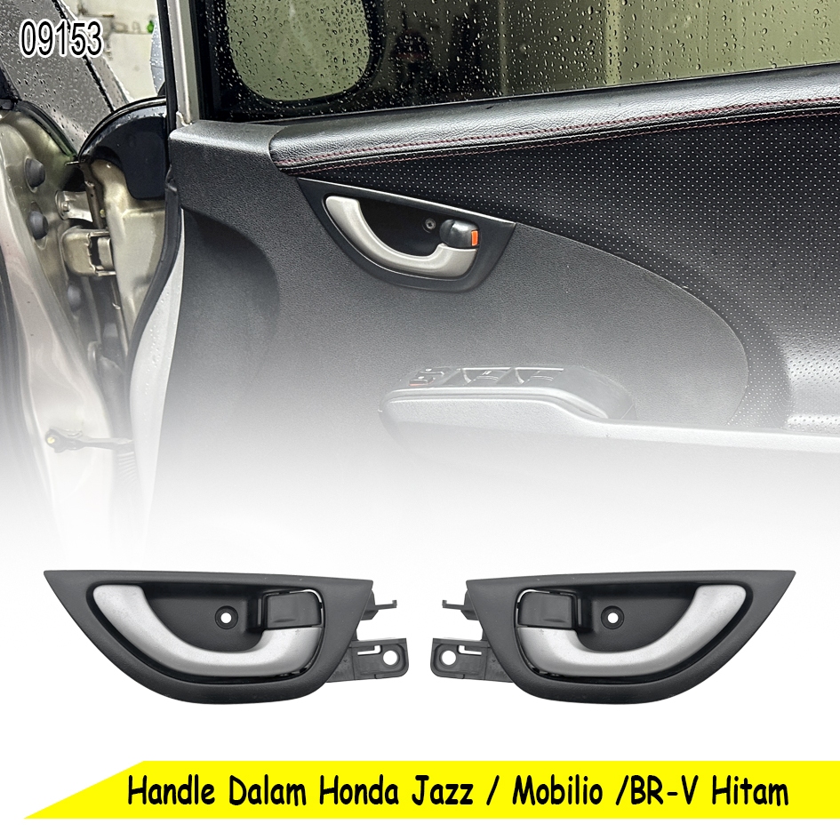 Tarikan Pintu Dalam Mobil Honda Jazz Mobilio Brio BRV Handle Dalam Hitam