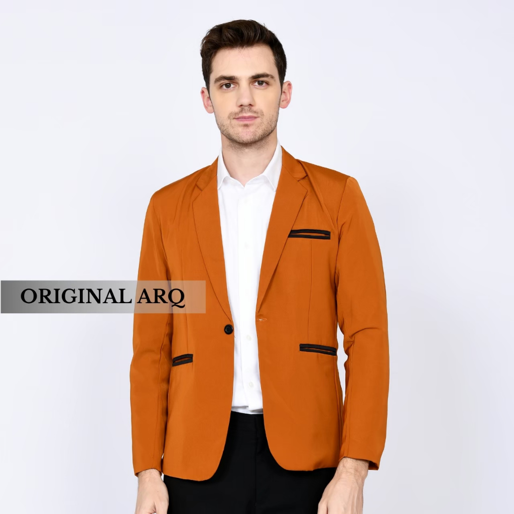 Jas pria slimfit jas cowo casual jas modern pria jas kerja jas wisuda jas kondangan pria jas kerja p