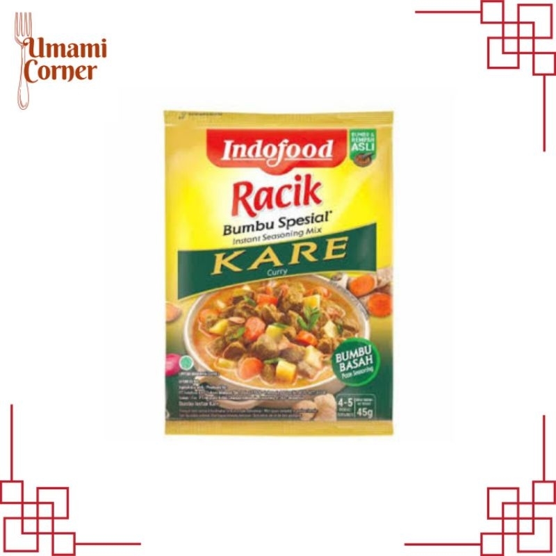 

Bumbu Instant Kare Racik Indofood 45gr