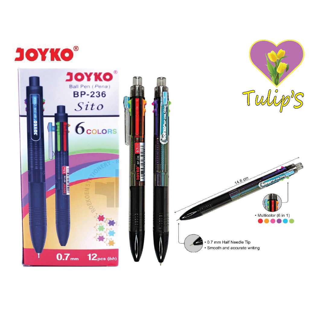 

BOLPEN MULTI WARNA MEREK JOYKO 100%ORI