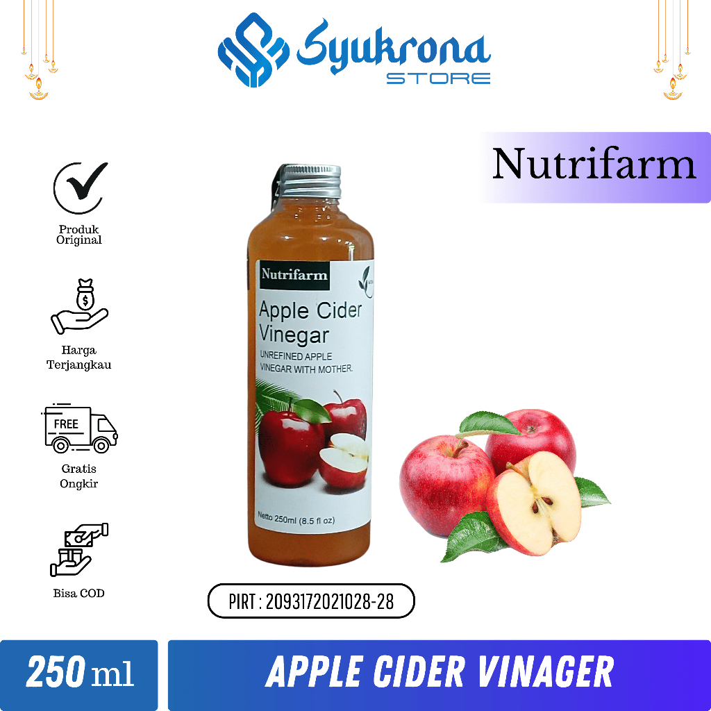 

Cuka Apel Nutrifarm 250ml