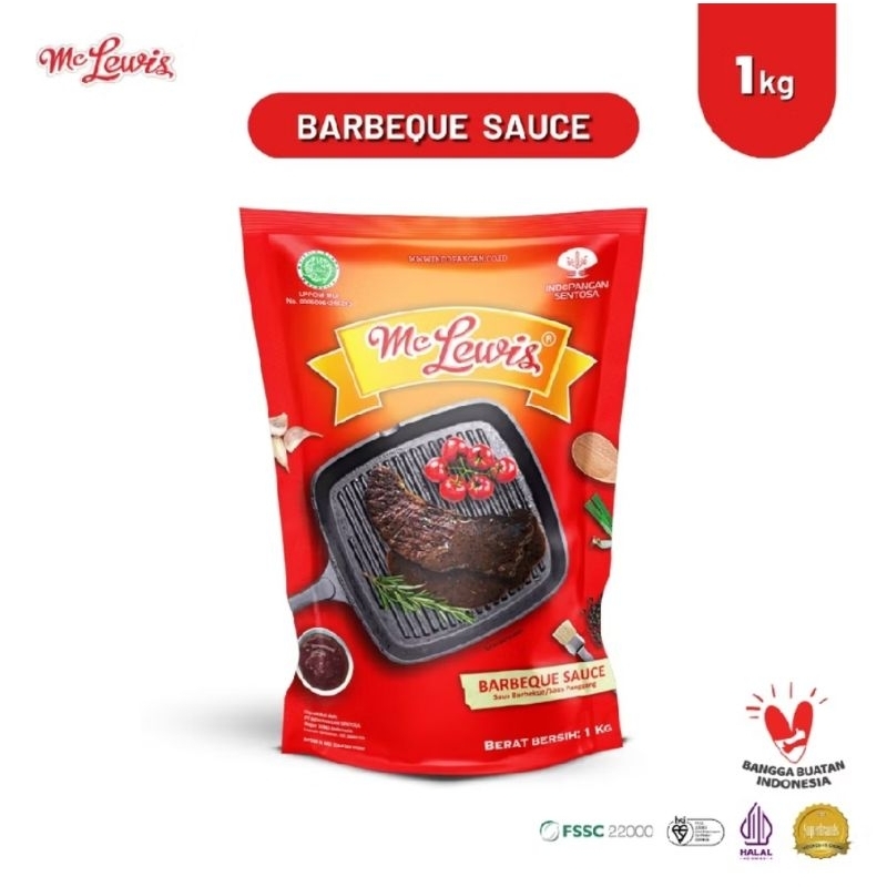 

mc lewis barbeque sauce saus bbq 1kg