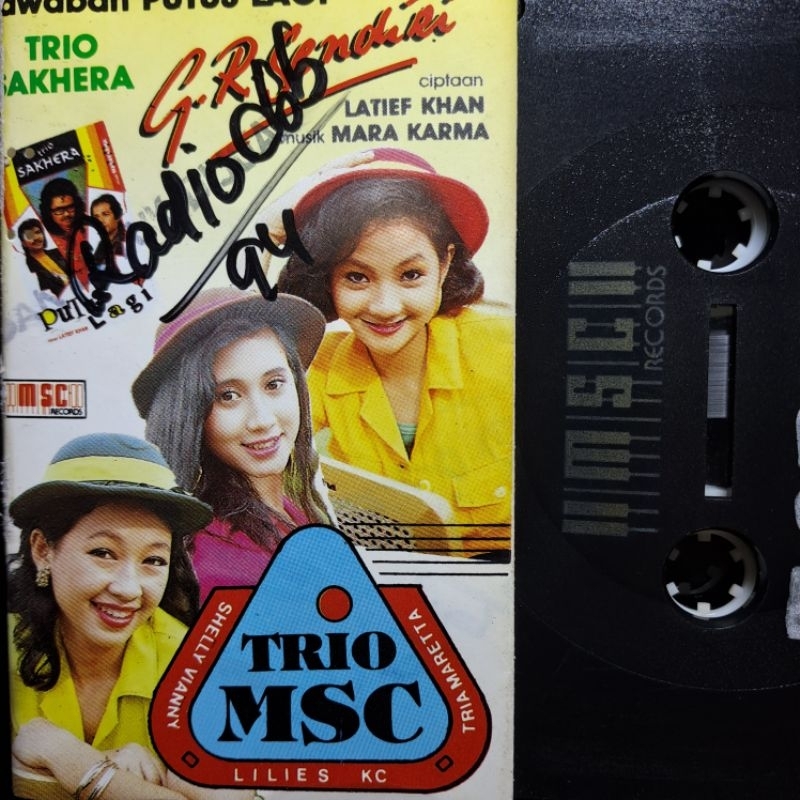 Kaset Dangdut Trio MSC Album GR Sendiri