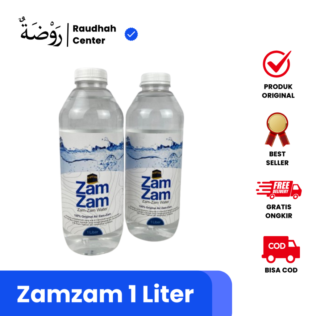 

Air Zam Zam Asli 1 Liter Asli Arab Saudi Original Barcode Repack