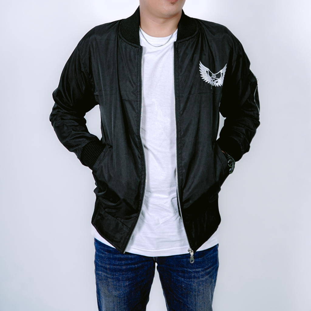 Jaketn bomber parasut taslan waterprof premium jaket parsiti pria wanita motoran bikrs