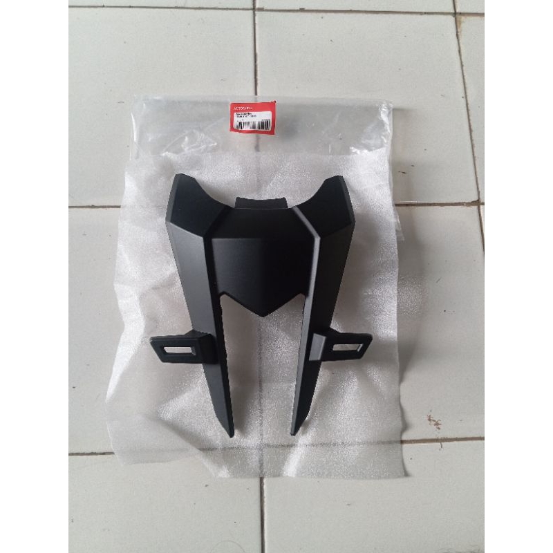 cover front top vario 125 new k2v hitam dof mek win dudukan plat nomor depan vario 125 k2v