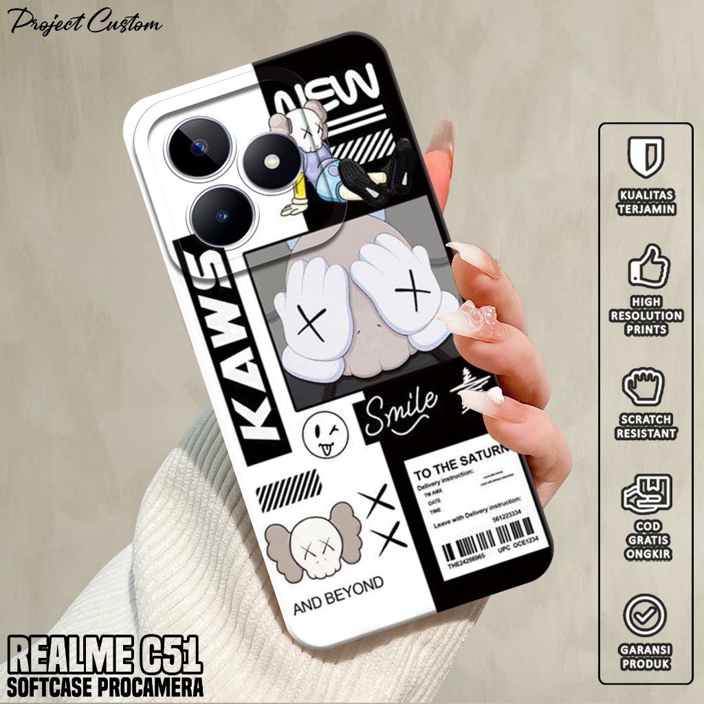 Softcase Hp REALME C51 - Casing Hp REALME C51 ( AES ) Silikon Hp REALME C51 - Case Hp REALME C51 - C