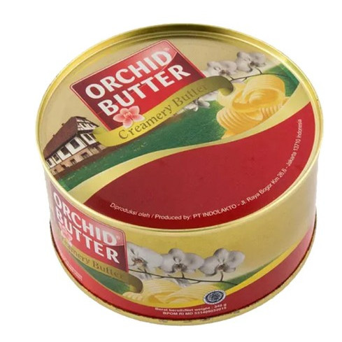 

Orchid Butter Creamery Butter Kemasan Kaleng 340g Mentega Asin