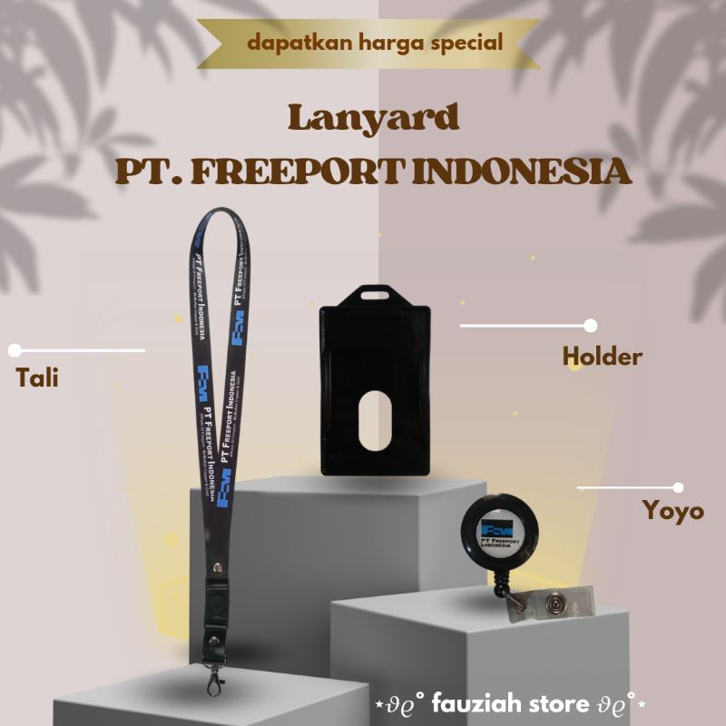 READY Tali FREEPORT/ Lanyard FREEPORT Termurah