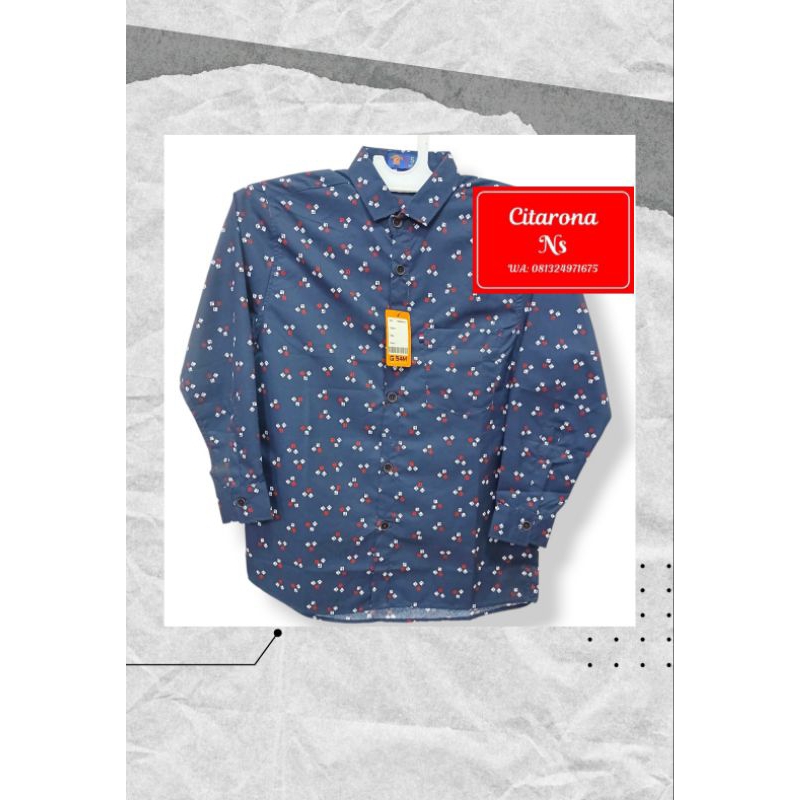 KEMEJA ANAK TANGGUNG MOTIF | KEMEJA ANAK