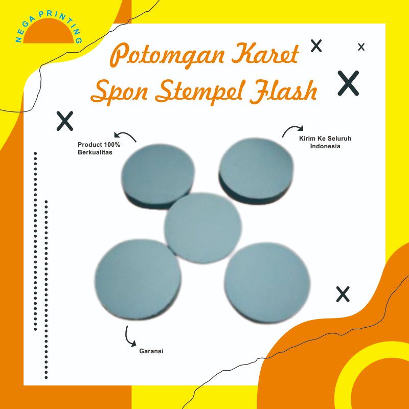 

Potongan Karet spon stempel flash