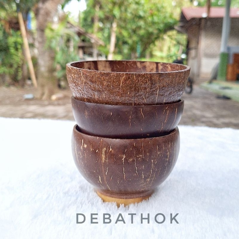 Mangkok Jamu/ Dawet Ireng Batok Kelapa
