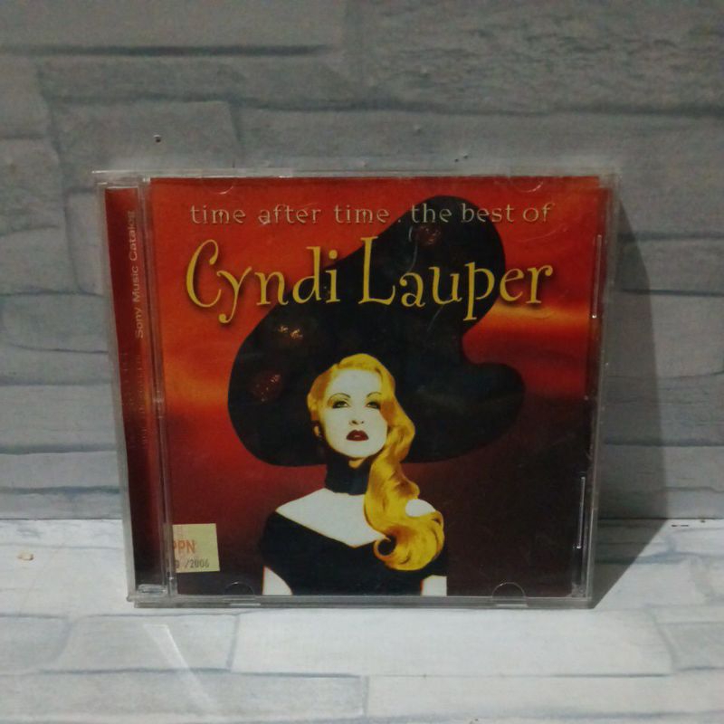 kaset CD the after time the best of cyndi lauper Sony music catalog original