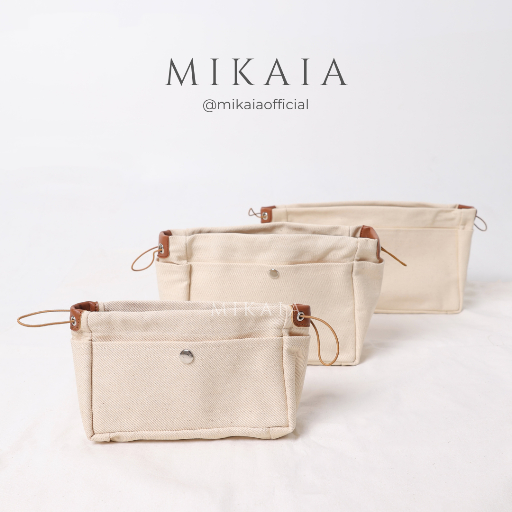 MIKAIA - NARA Canvas Bag Organizer - Organiser Inner Dalaman Tas