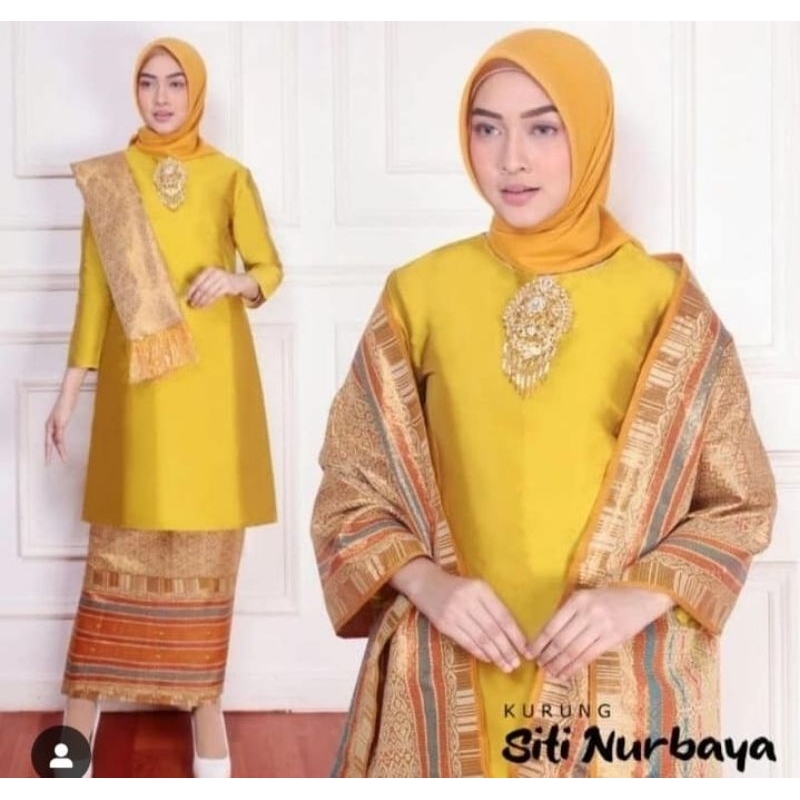 Baju tunik atasan kurung melayu wanita kurung Melayu malaysia