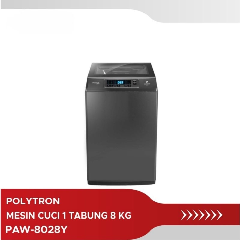 MESIN CUCI POLYTRON PAW 8028Y / MESIN CUCI POLYTRON TOP LOADING 8KG PAW 8028 / MESIN CUCI POLYTRON 1