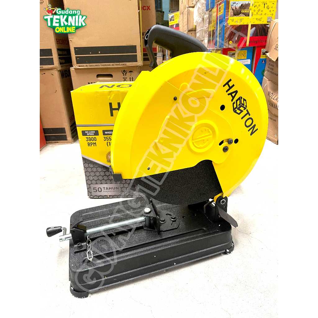 Mesin CUT OFF 14" HASSTON 3085-002 3085-003 / Mesin Pemotong Besi Hollow Siku 14 Inch  - Mesin Gerin